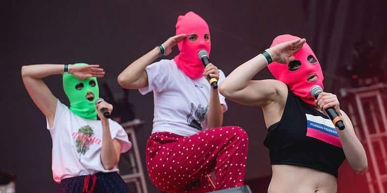 Pussy Riot actuam em Paredes de Coura