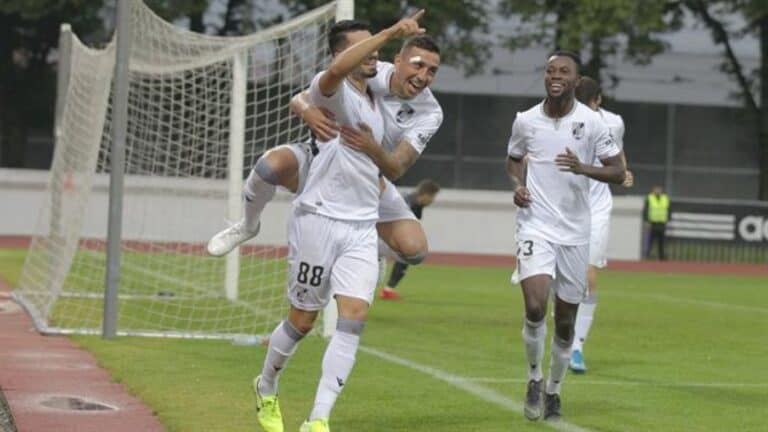Liga Europa. Vitória SC vence tranquilamente na Letónia (3-0)