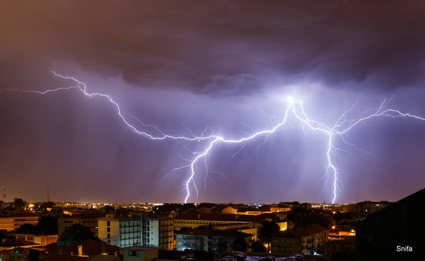 Chuva e trovoada colocam Braga sob aviso amarelo