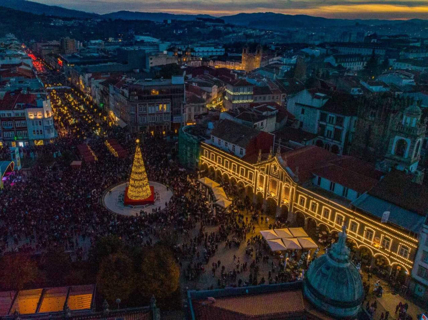 Luzes de Natal acendem-se a 30 de Novembro em Braga