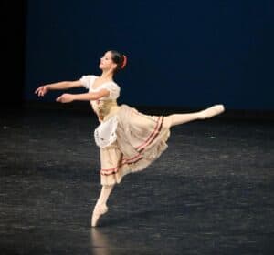 Bailarina bracarense no Grand Prix dos EUA