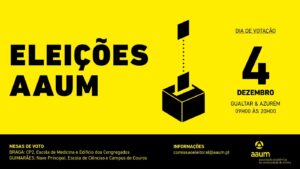 Órgãos sociais da AAUM vão hoje a votos