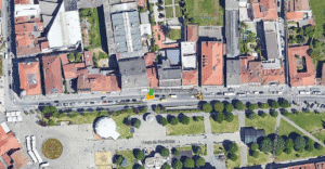 Avenida Central com condicionamentos no trânsito