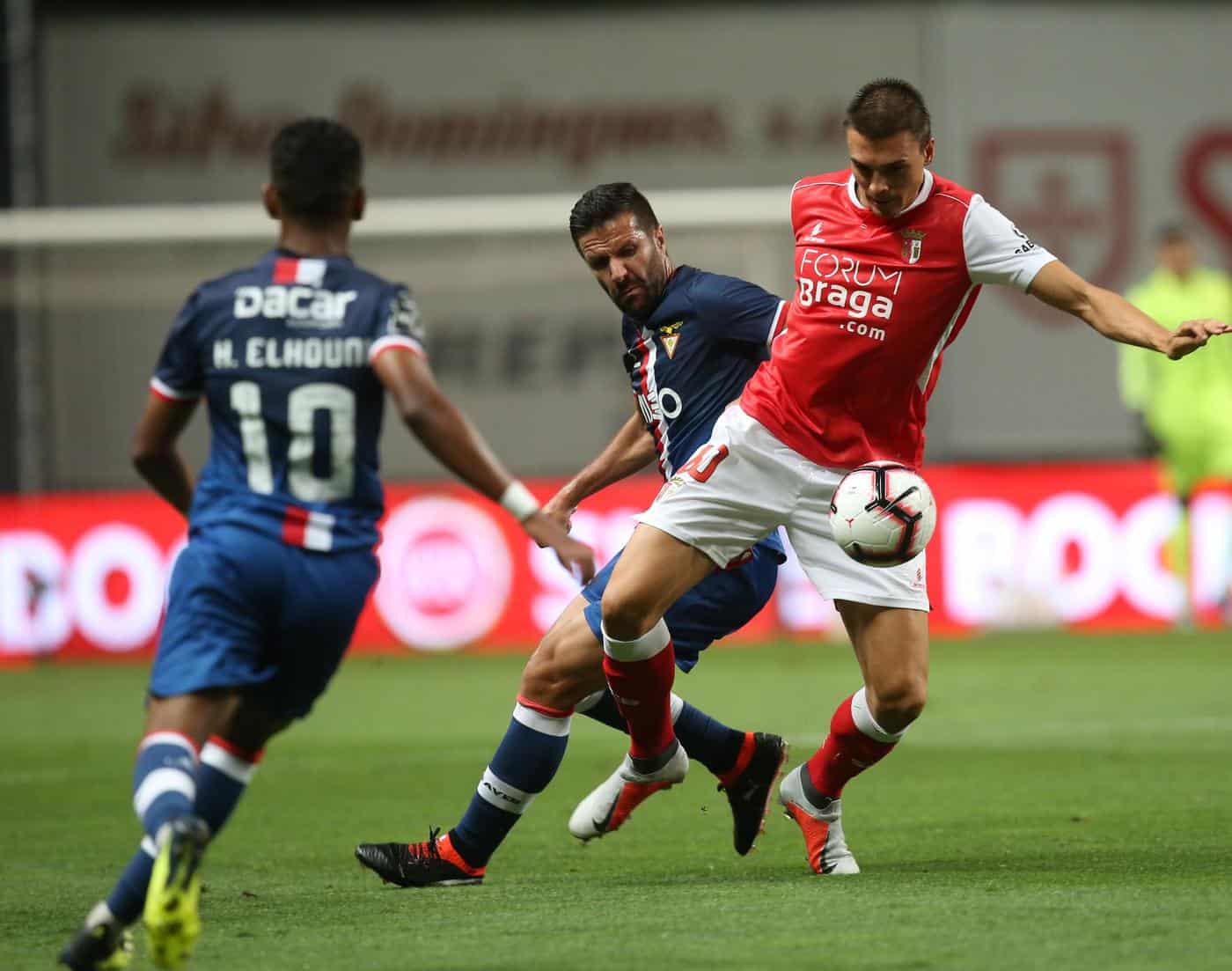 Os onzes no D. das Aves - SC Braga
