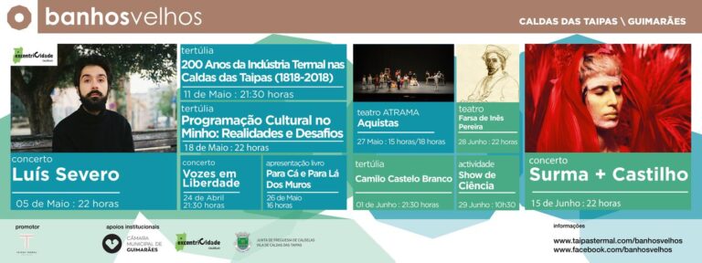 Banhos Velhos voltam em Abril com programação dos 8 aos 80