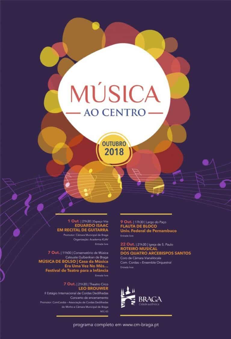 Outubro é o Mês da Música em Braga