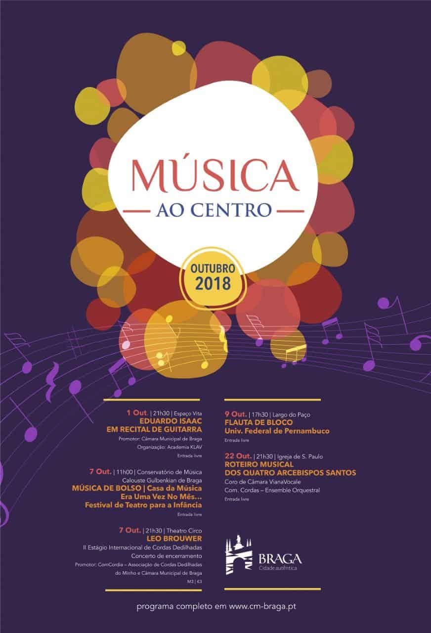 Outubro é o Mês da Música em Braga