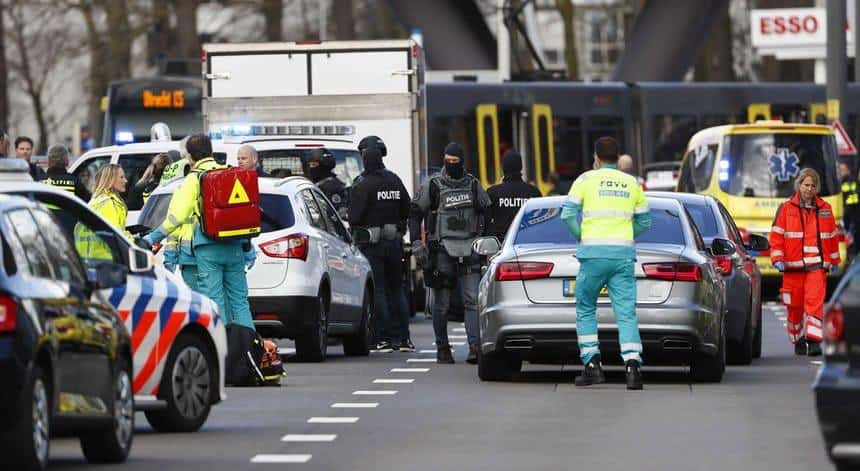 Tiroteio na Holanda faz um morto e vários feridos