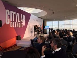 Ricardo Rio em encontro de autarcas em Detroit