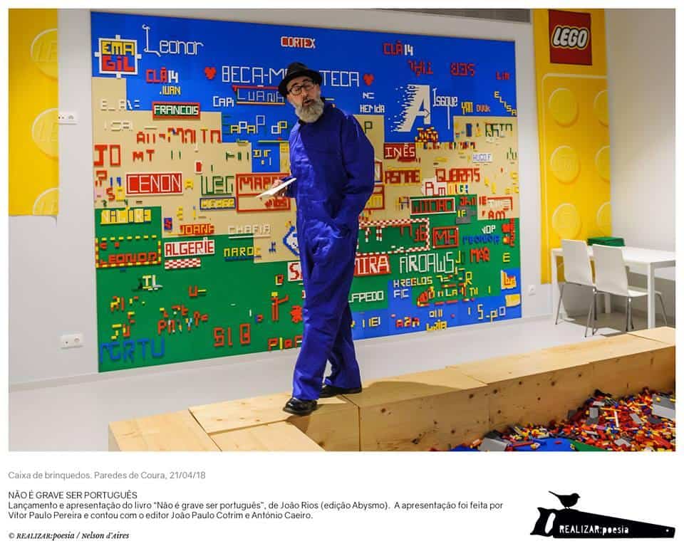 João Rios no Livros com RUM ao vivo deste sábado